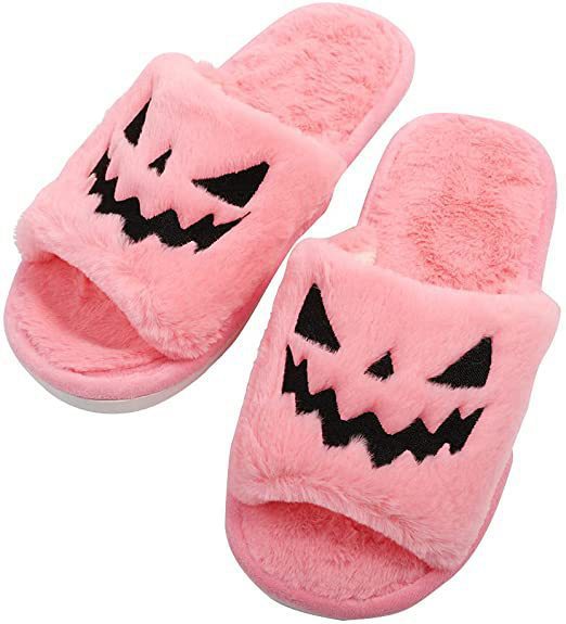 Cute Halloween slippers sole detail