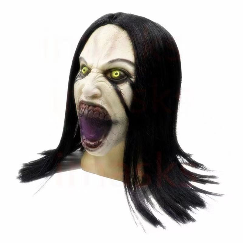 Glowing scary mask for Halloween costume