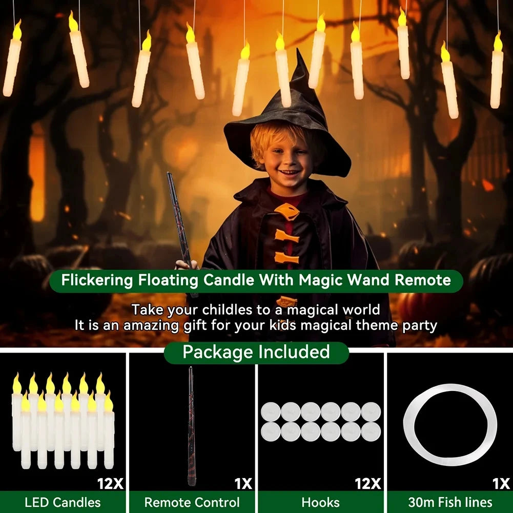 Magic wand remote for LED candles