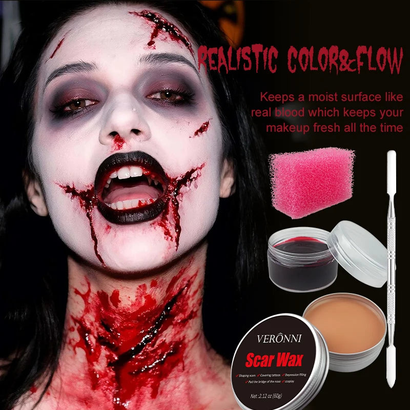 Fake blood for Halloween costume makeup