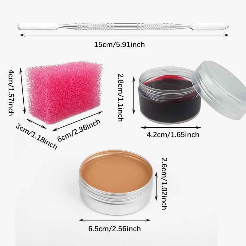 Scar wax special effects makeup for cosplay