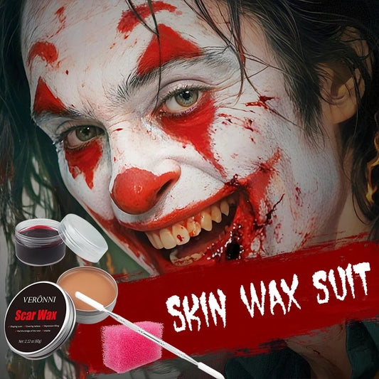 Scar wax and fake blood SFX makeup kit