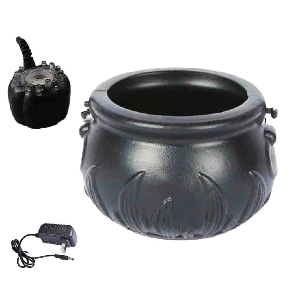 Floating cauldron Halloween party centerpiece